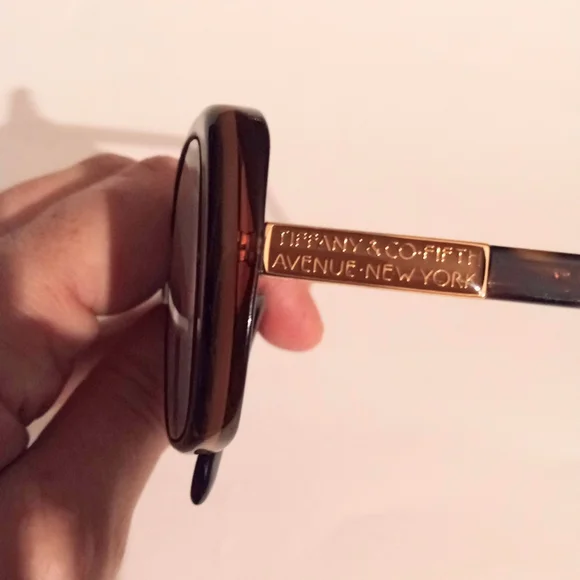 Rare 1980s  Tiffany&Co. Tortoise Women's Frames Eyeglasses Sunglasses - Picture 6 of 16